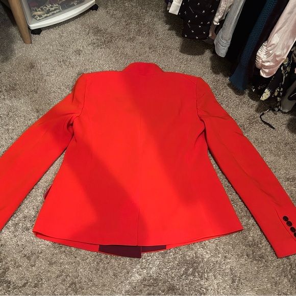 Bright Red Blazer with Burgundy Lining - Picture 6 of 10